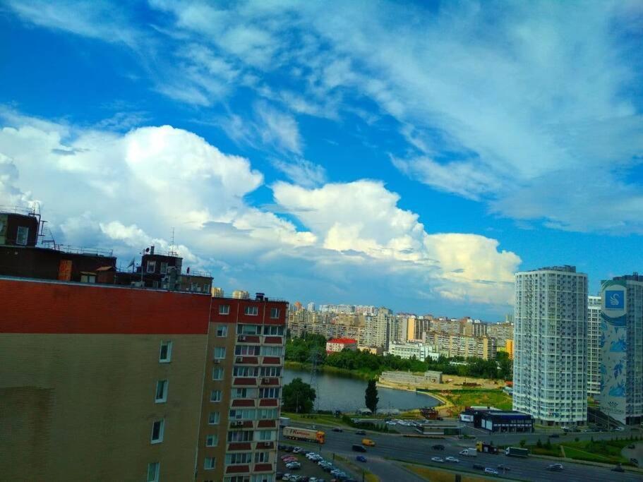 Уютная Квартира Метро Харьковская 3 Мин, Паспорт-Сервис, Аэропорт Борисполь 키예프 외부 사진